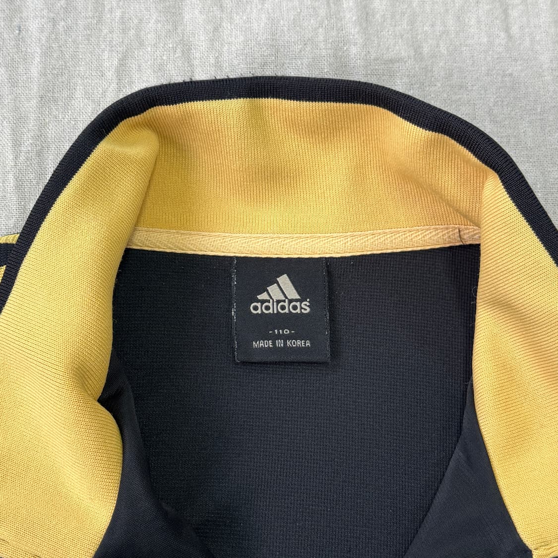 아디다스 빈티지 백로고 금장 져지 110 상품이미지6