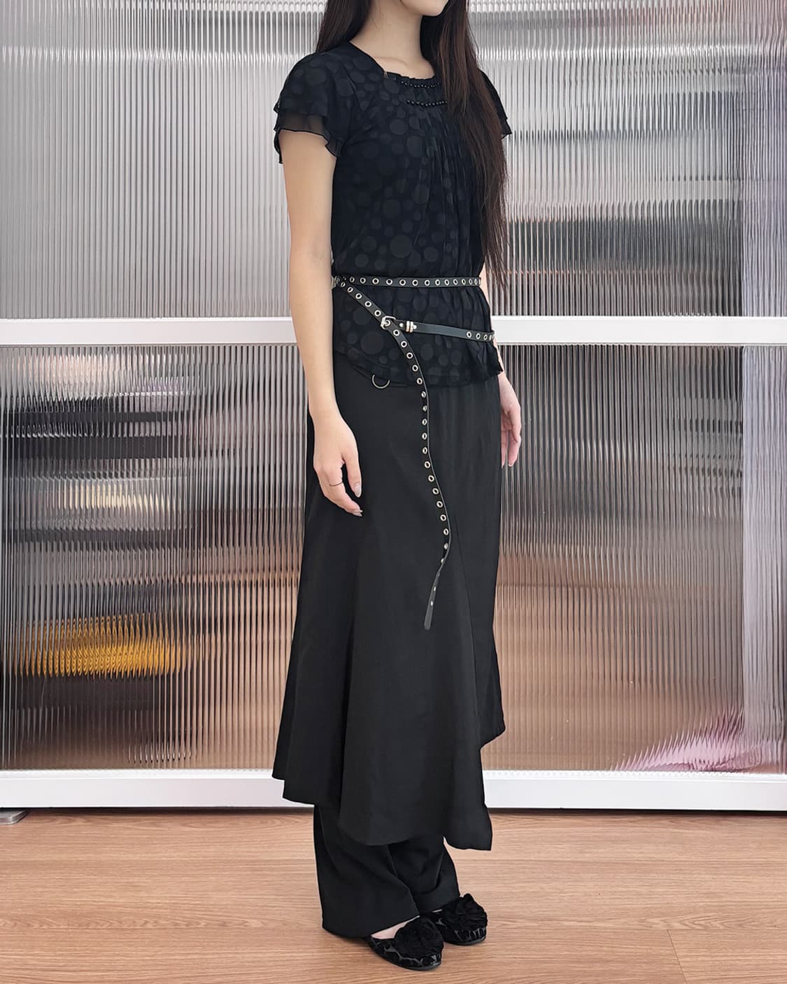 hikko unbalance long skirt 상품이미지6