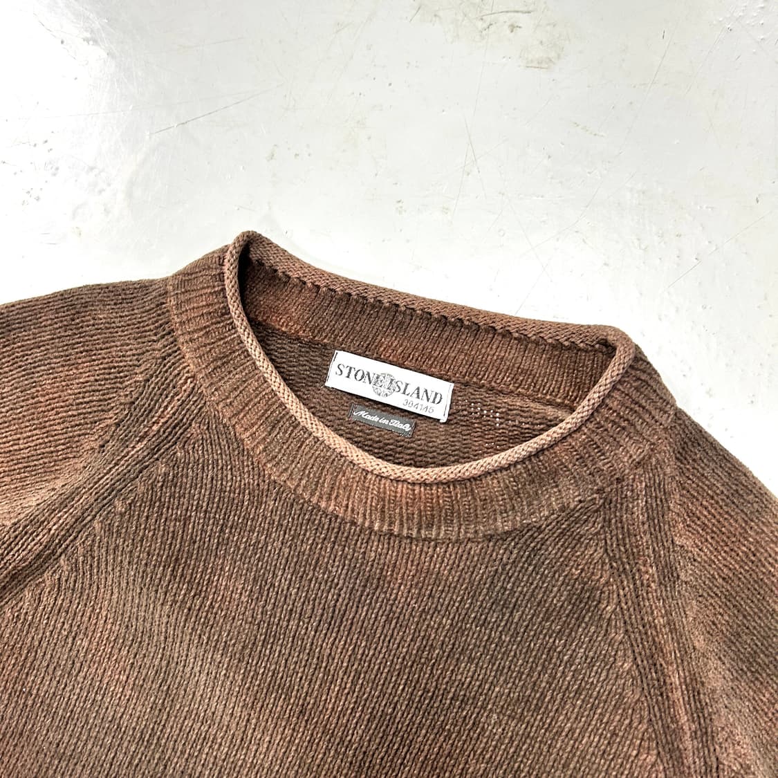 스톤아일랜드 2003FW 페이딩 와펜 니트  상품이미지7