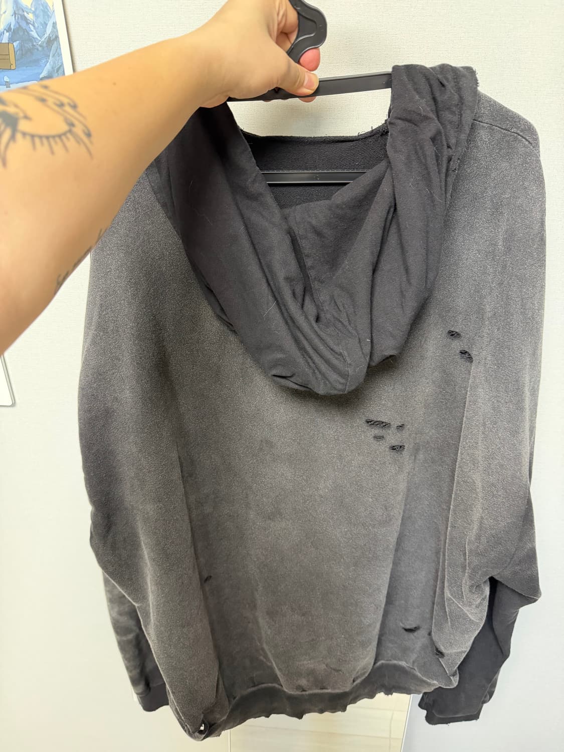 급처) 프로젝트 G/R 후드 블랙 3사이즈 급처 상품이미지2