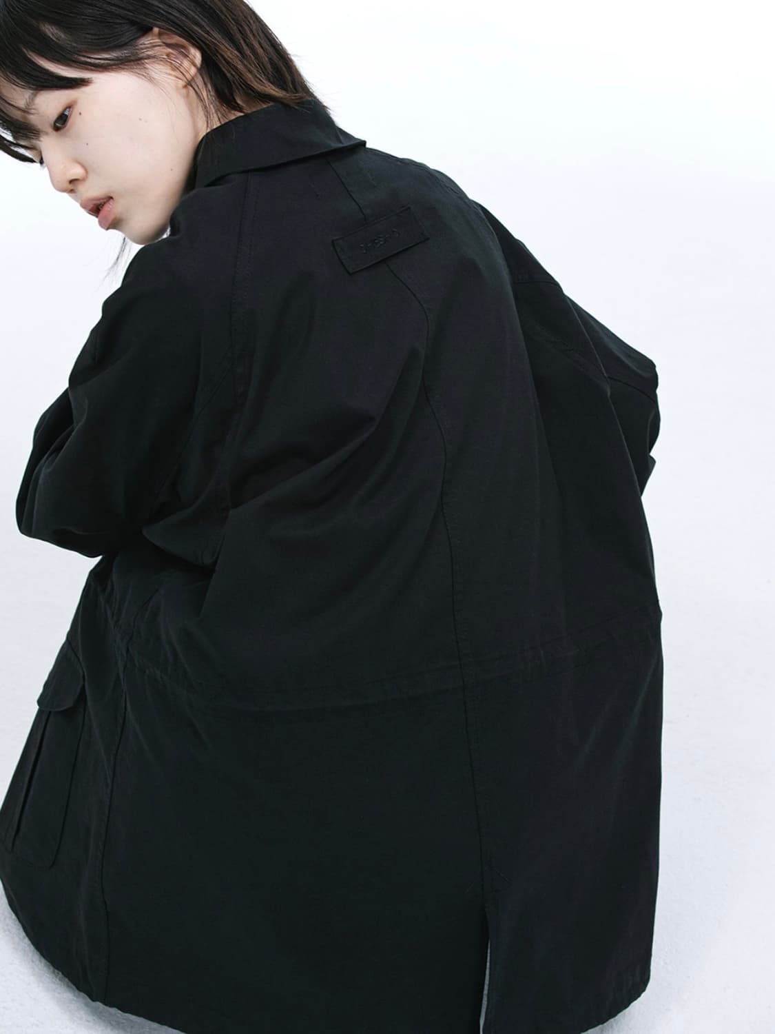 오헤시오 트렌치 카라 점퍼 상품이미지5