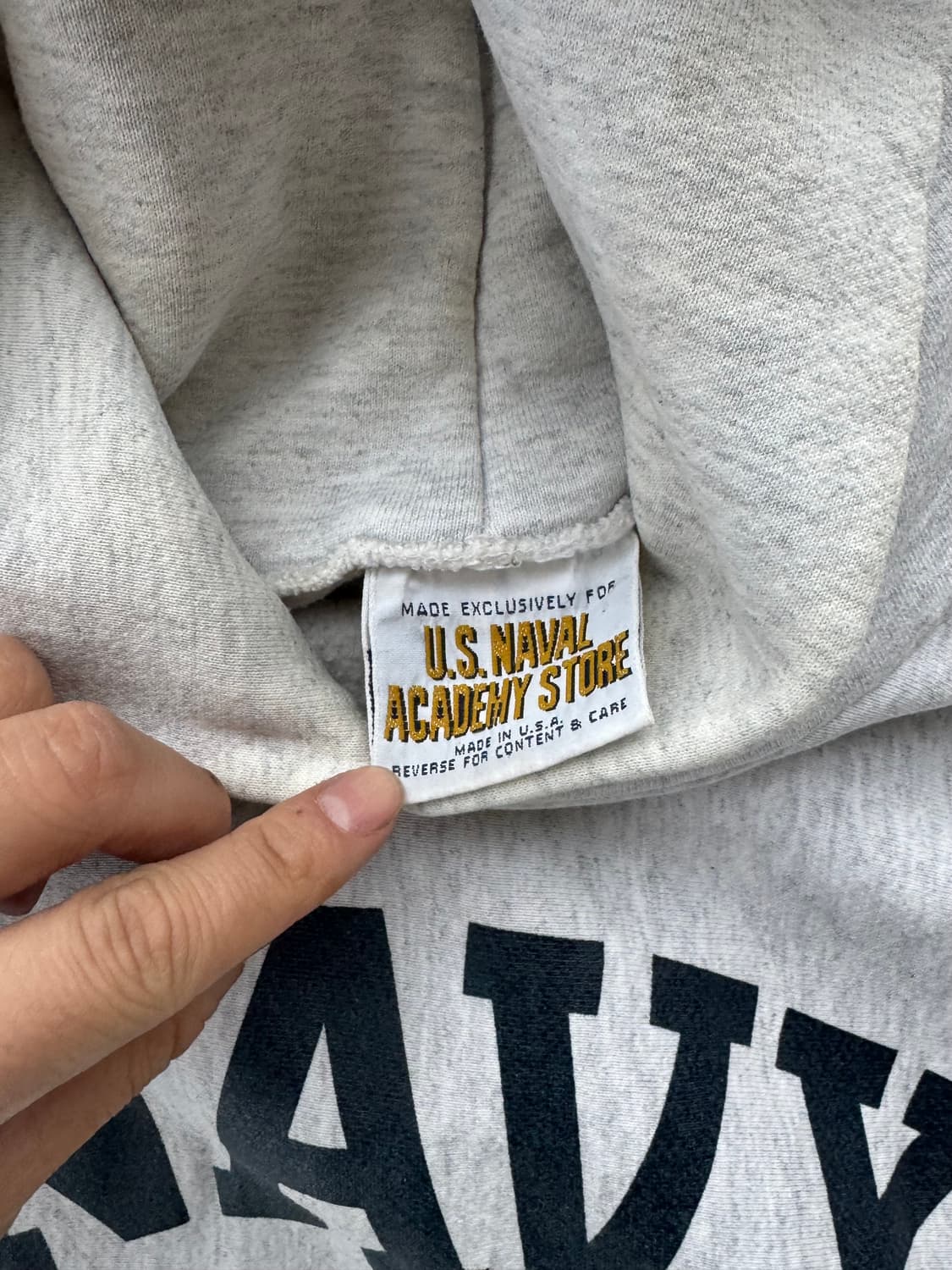 90s 미해군 후드티 상품이미지3