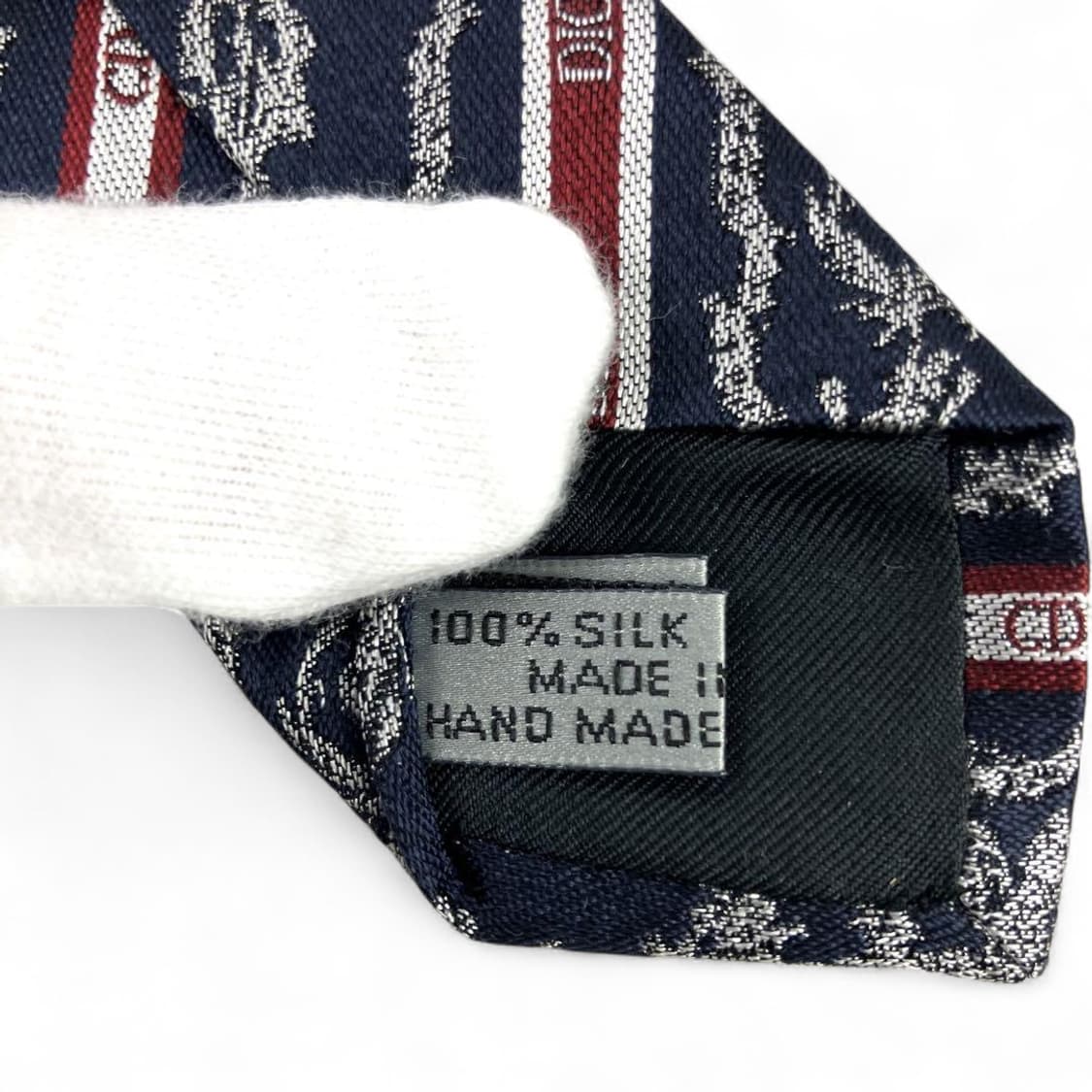 디올옴므 쟈카드 실크 넥타이 상품이미지7
