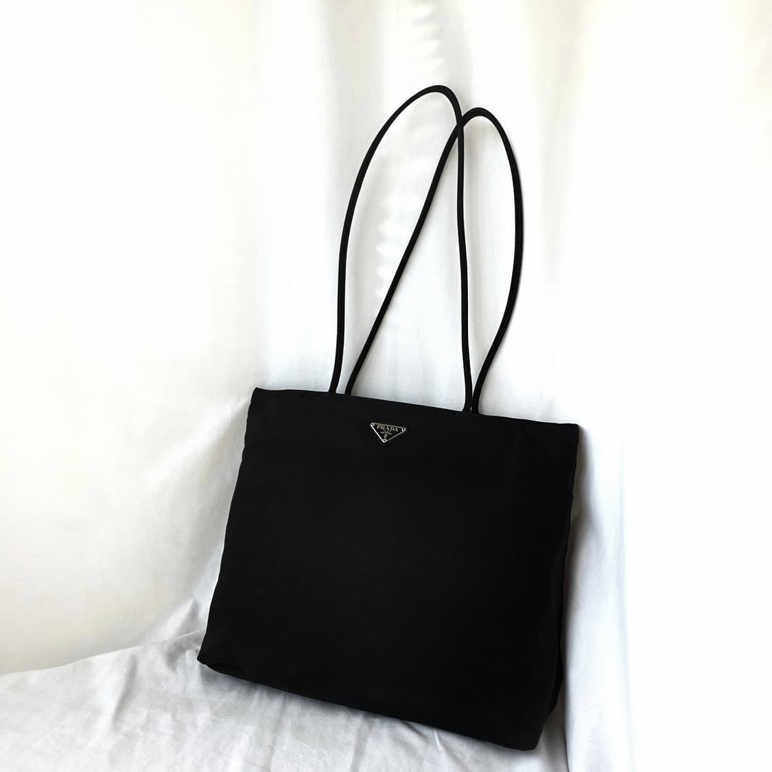 [정품 PRADA] 프라다 포코노 나일론 쇼퍼백 숄더백 라지 상품이미지8