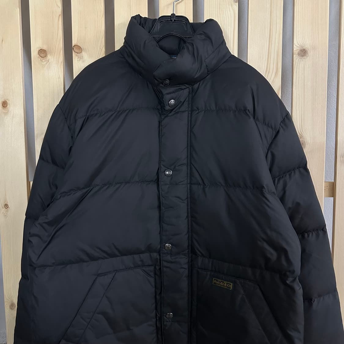 (M) 폴로 랄프로렌 블랙 덕다운 푸퍼 패딩 상품이미지3
