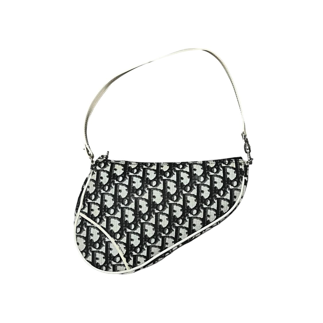 디올 미니 새들백 블랙 오블리크 PVC 상품이미지1