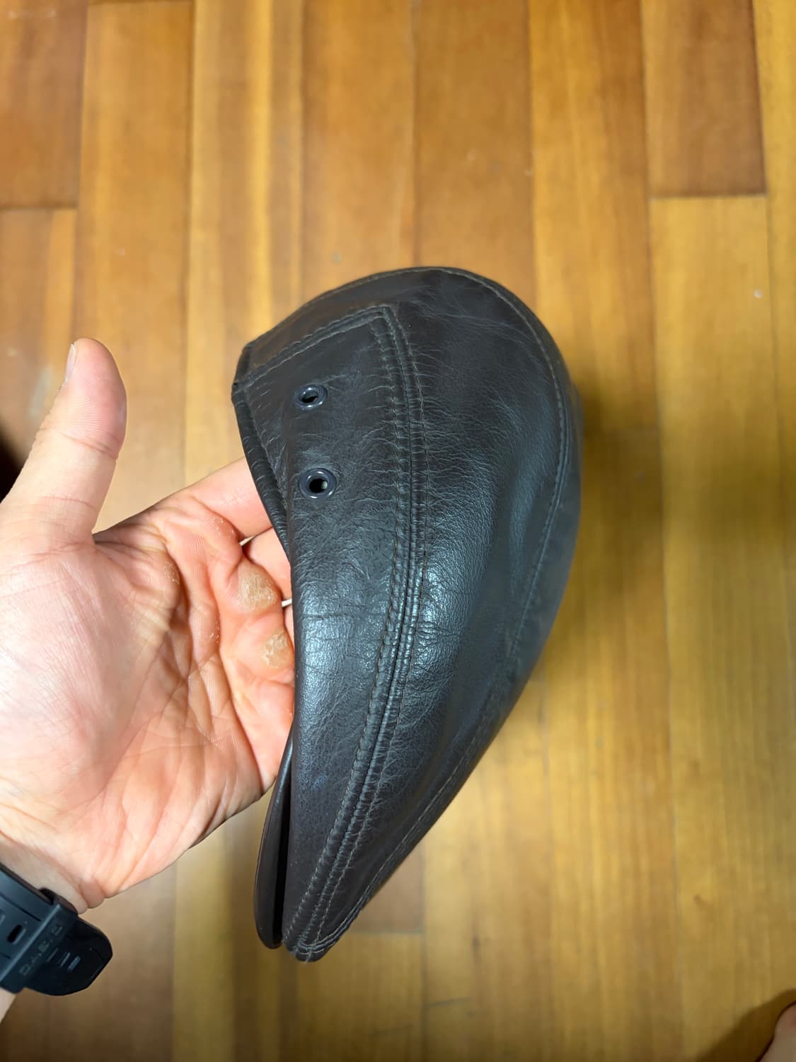 가죽 헌팅캡 상품이미지1