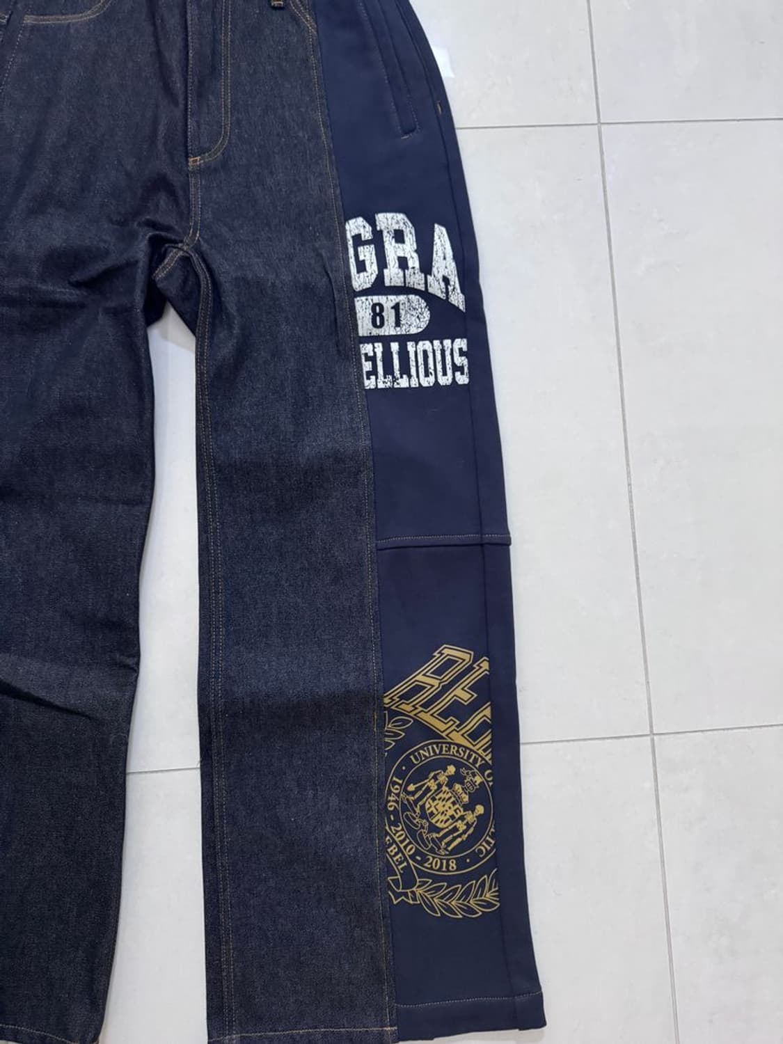 SWEAT DOCKING DENIM 땀 흡수 데님 팬츠 상품이미지1