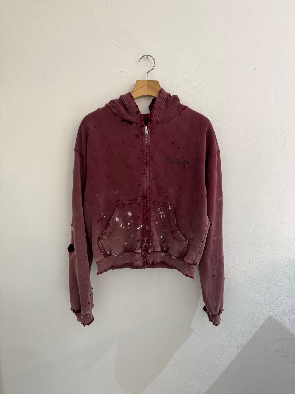 빈티지 커스텀 후드집업 상품이미지1