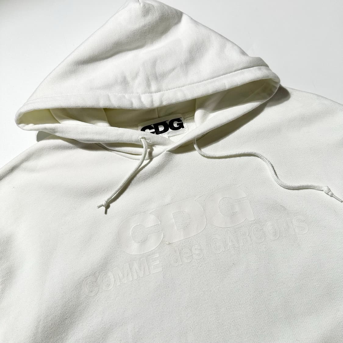꼼데가르송 CDG 로고 후드 상품이미지3