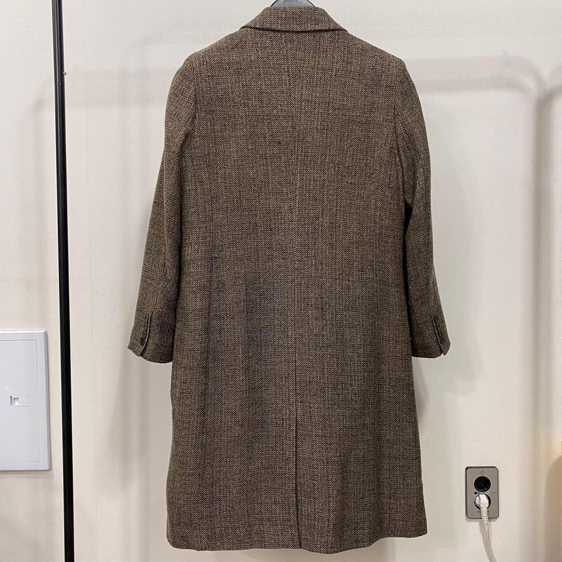 세루티1881 패턴 더블 울 코트 상품이미지2