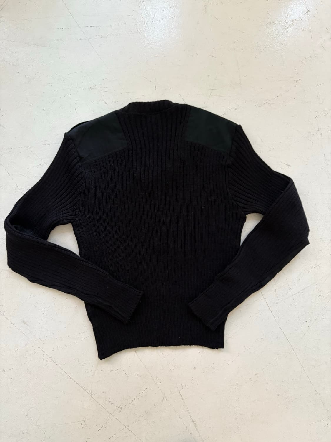 80-90's US NAVY Wool V-Neck Sweater. 상품이미지9