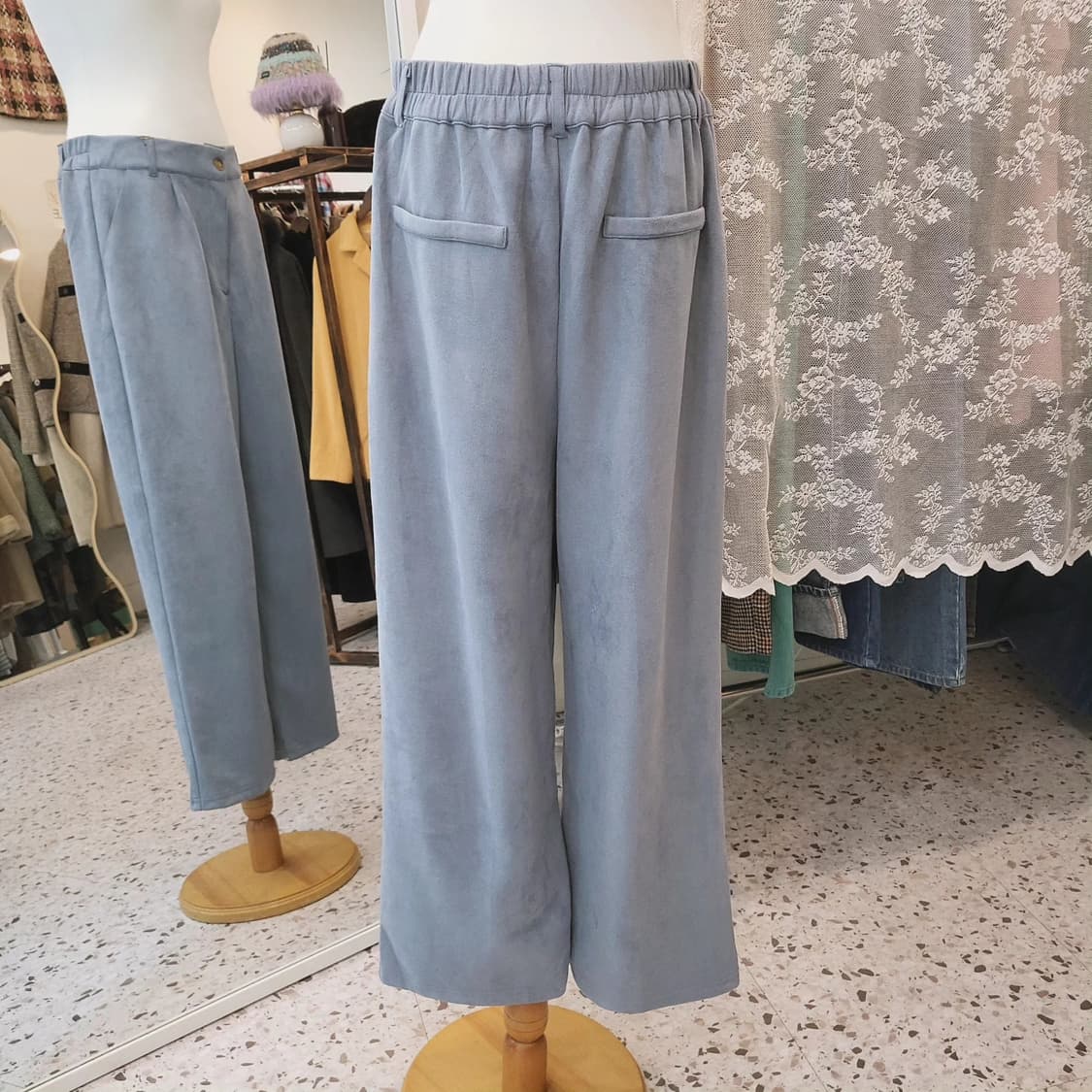 Private pause 스웨이드 밴딩 팬츠 여자 xl 상품이미지8