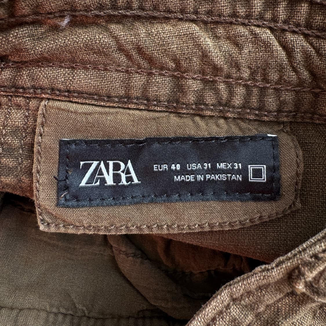 자라 멀티포켓 워크 와이드 카고팬츠 상품이미지7