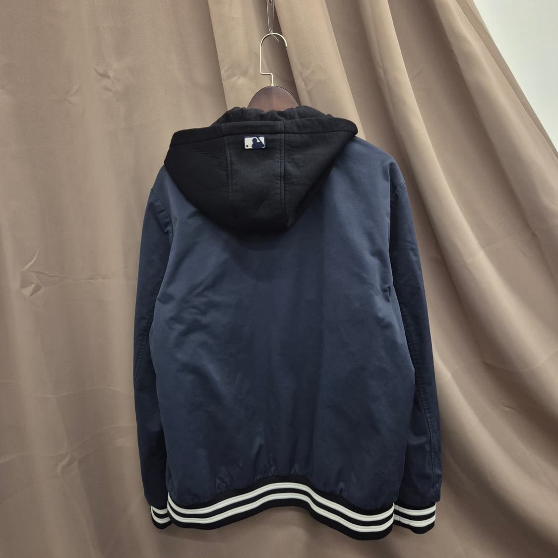 MLB 뉴욕 양키스 빅로고 후드 바시티 자켓 상품이미지8