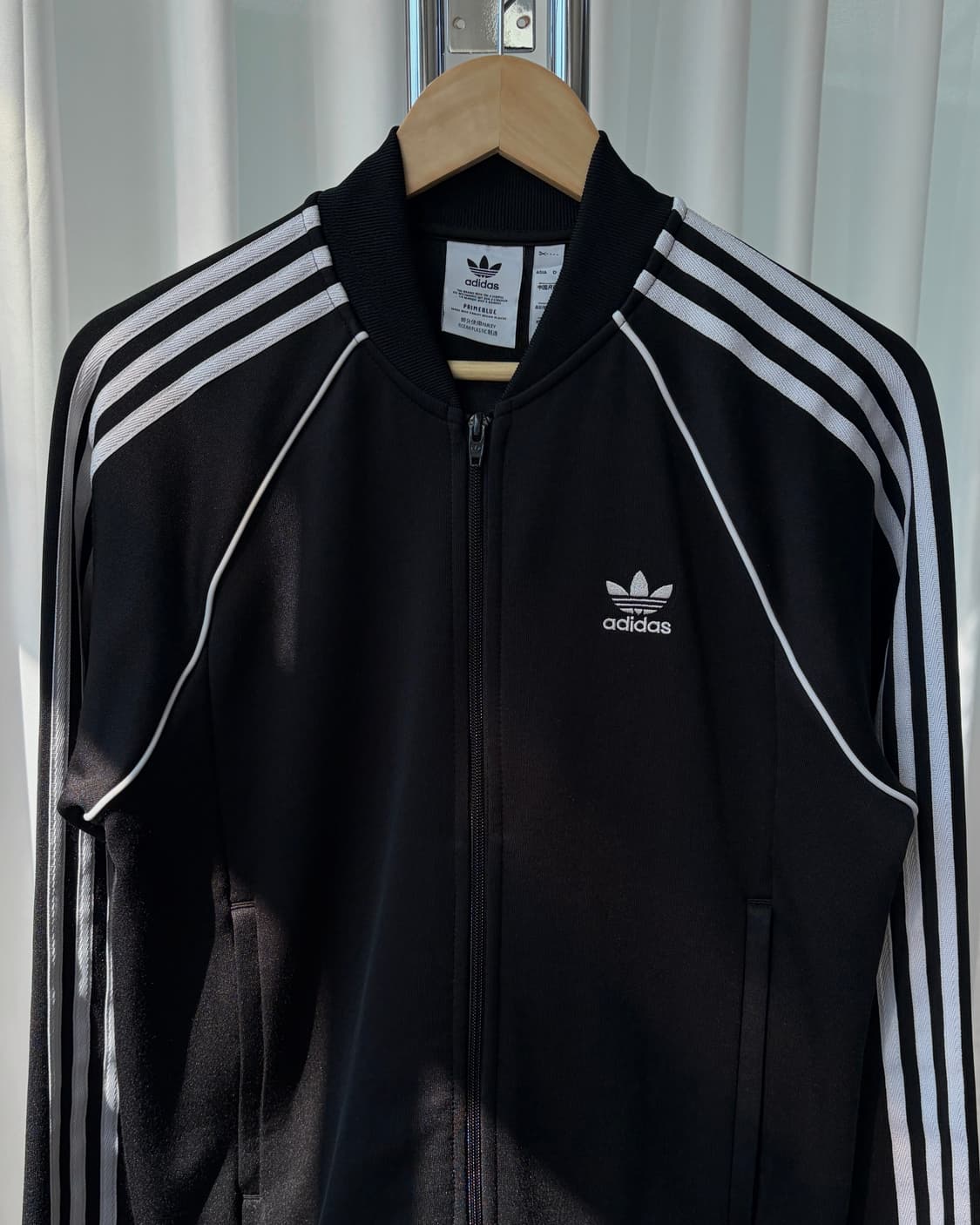 [L]아디다스 트레포일 슈퍼스타 블랙 트랙탑 져지 상품이미지4