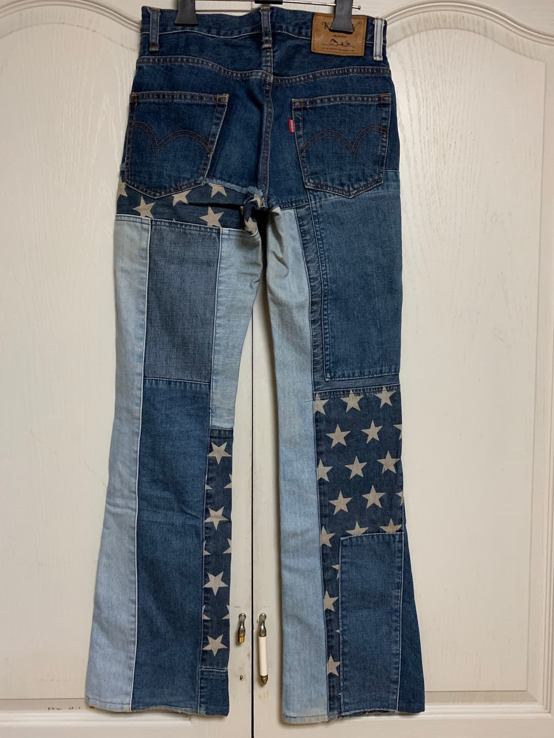 히스테릭 글래머 성조기 패치워크 블루 데님 상품이미지2