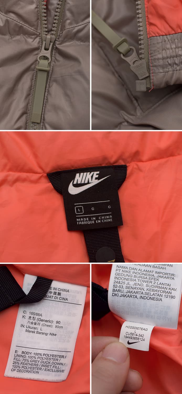 나이키 NSW 다운 필 골드 푸퍼 크롭 숏패딩 (L / 95-100) 상품이미지10