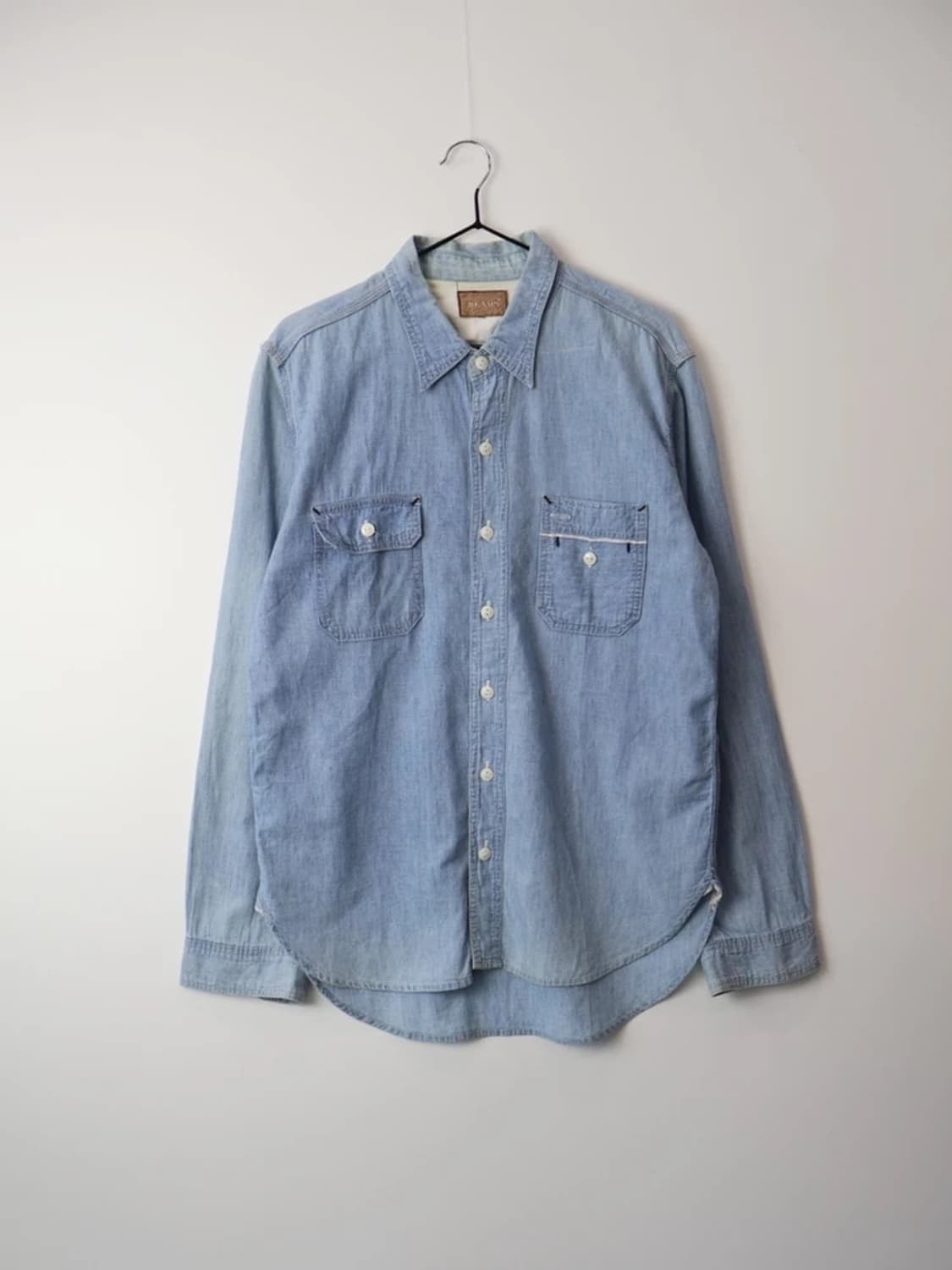 Beams Blend Light Denim Work Shirt 상품이미지4