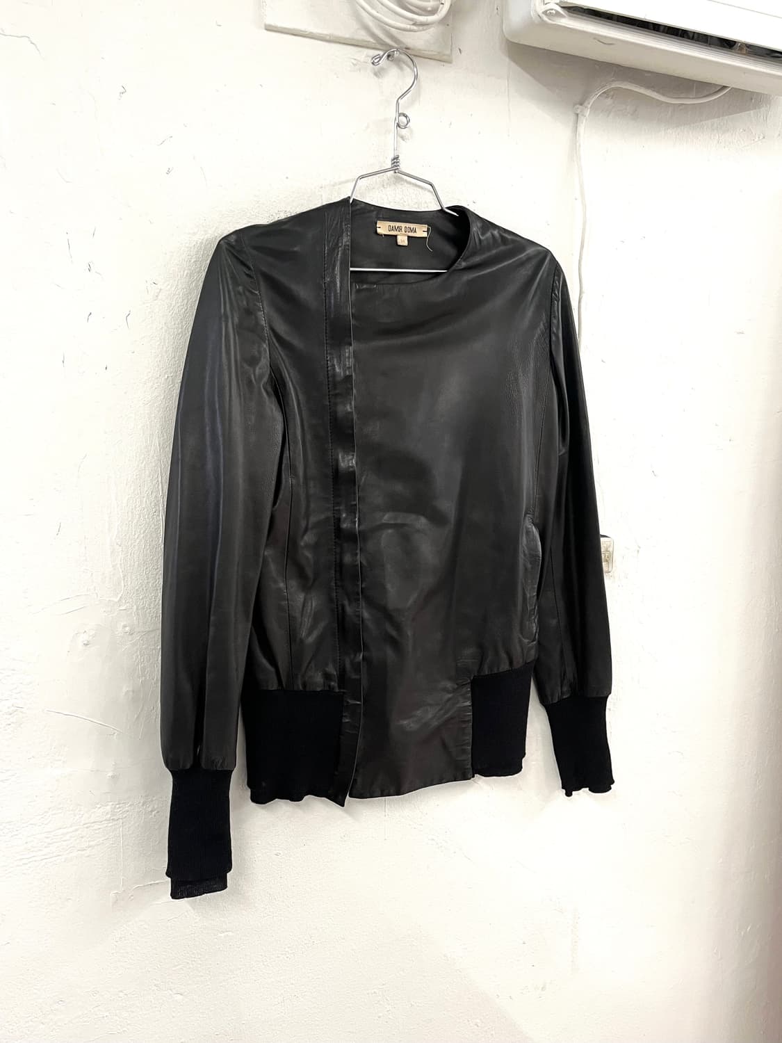 다미르도마 드레이핑 램스킨 레더 자켓 상품이미지3