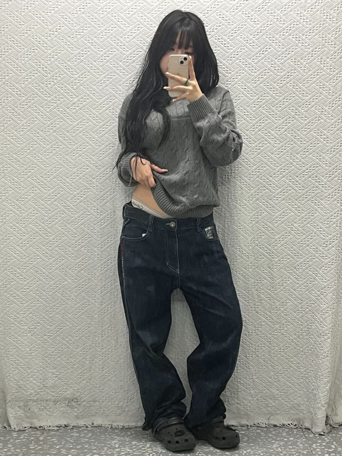 푸부 올드스쿨 데님 청바지 34인치 C06434 상품이미지2