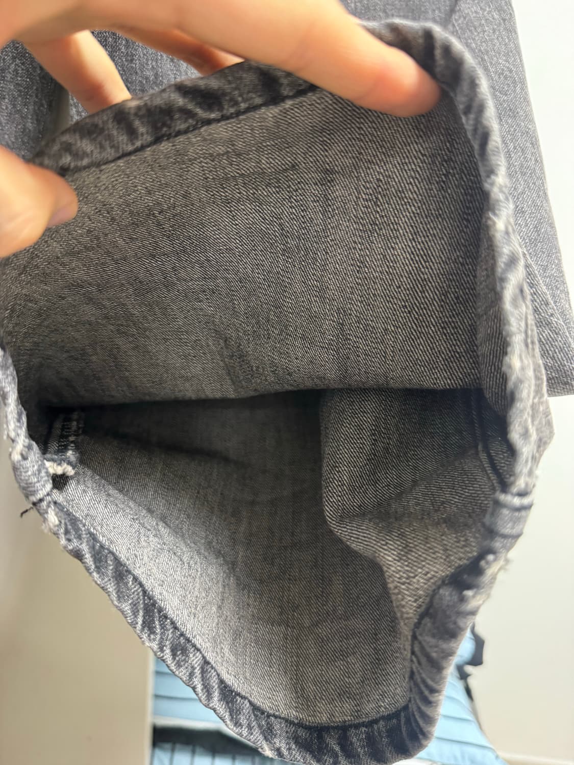 (M) mjd 3D 니 데님 팬츠 블랙 상품이미지5