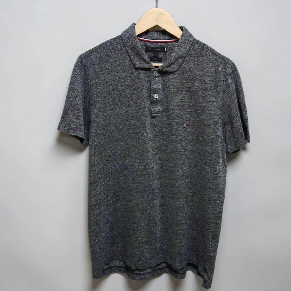 100~105 TOMMY 타미 힐피거 반팔 카라티 린넨 상품이미지1