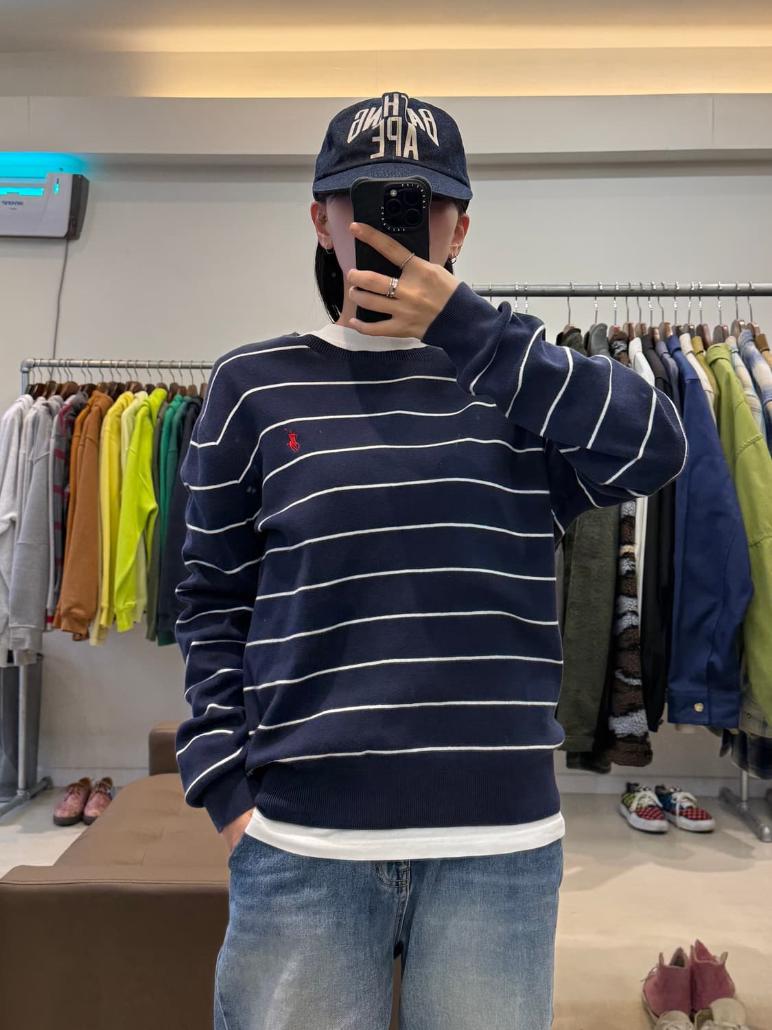 폴로 랄프로렌 피마코튼 스트라이프 니트 상품이미지6