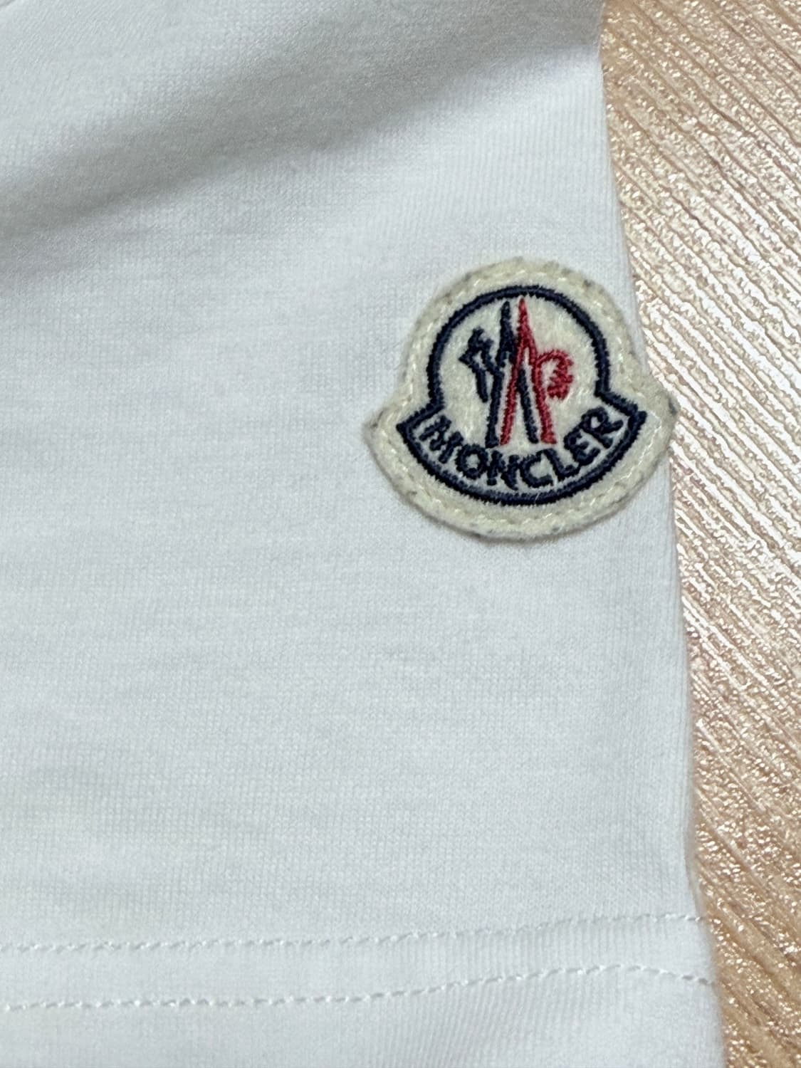 몽클레어 여성 흰색 반팔 XS 상품이미지2