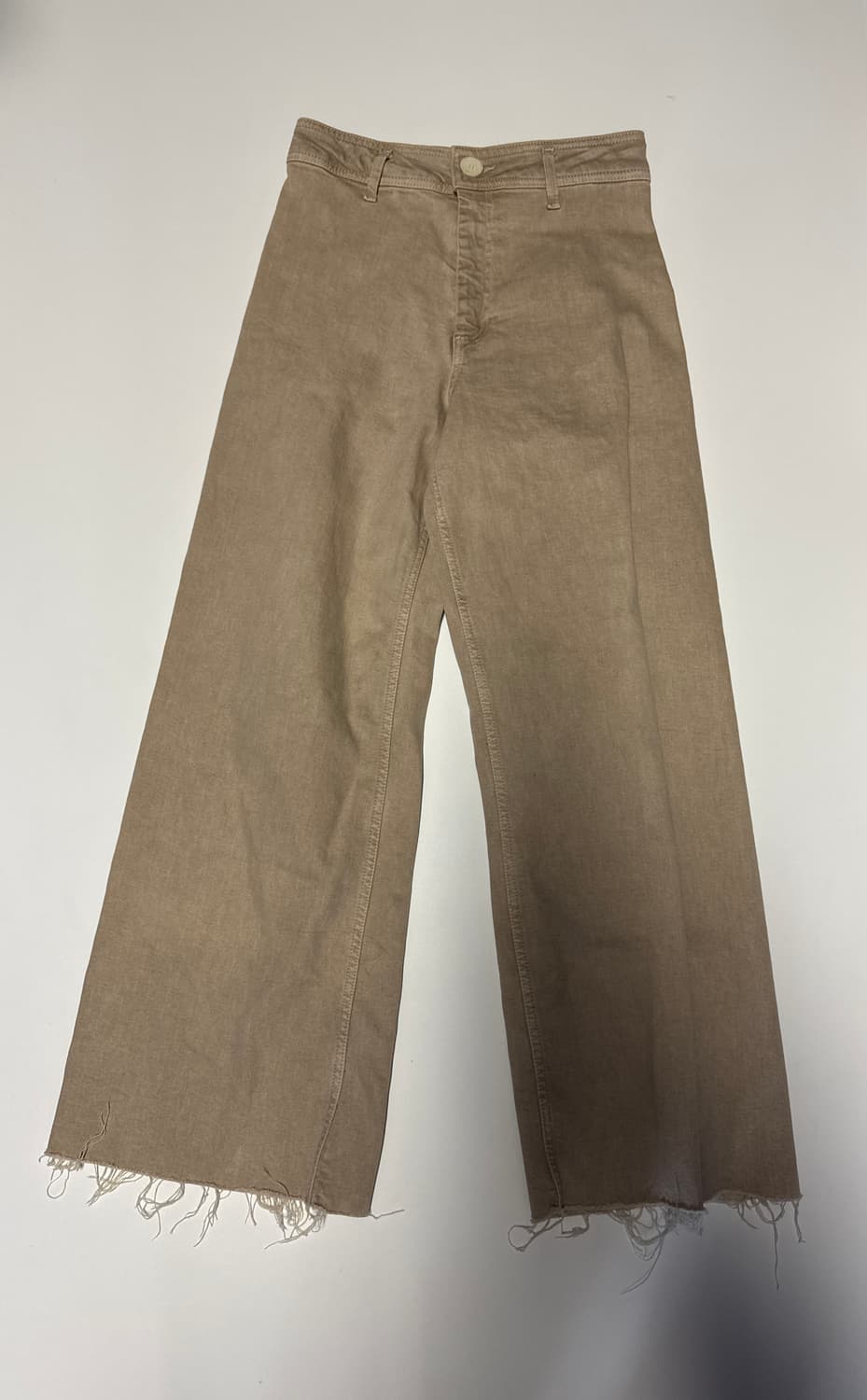 여성 자라 ZARA 더 마린 스트레이트 스톤 와이드 팬츠 38 상품이미지1