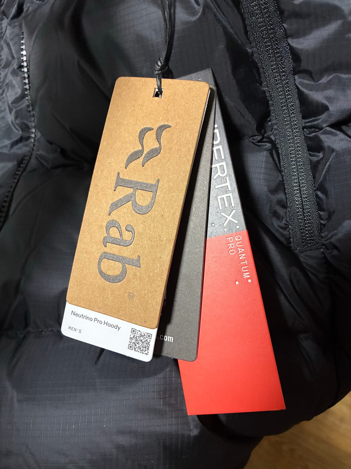 Rab 랩 뉴트리노 프로 후디 남성용 M 블랙/블랙 상품이미지2