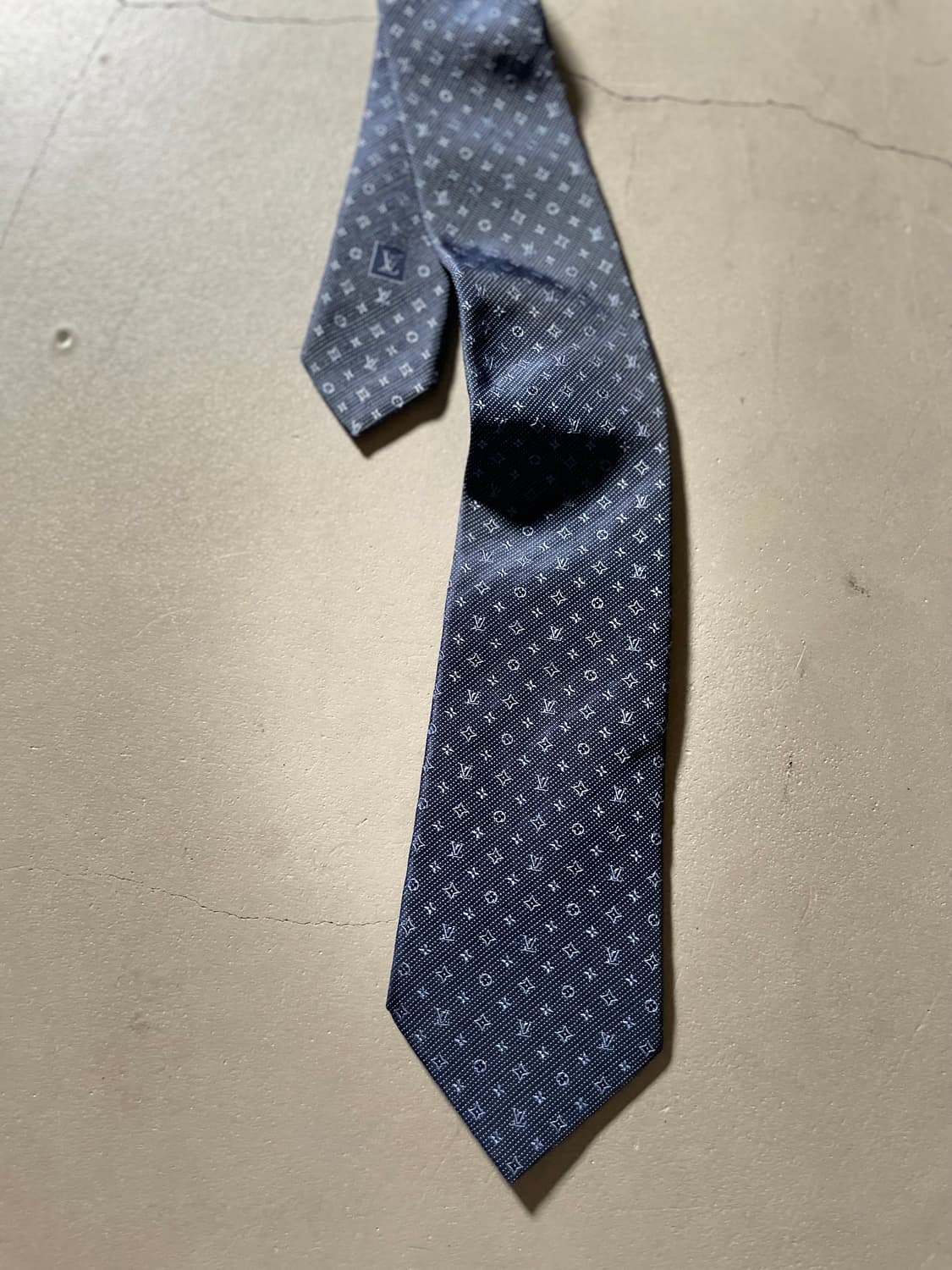 Louis Vuitton Monogram Pattern Silk Tie 상품이미지4