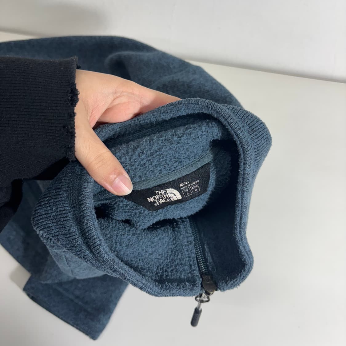 95 노스페이스 네이비 반집업 플리스 상품이미지4