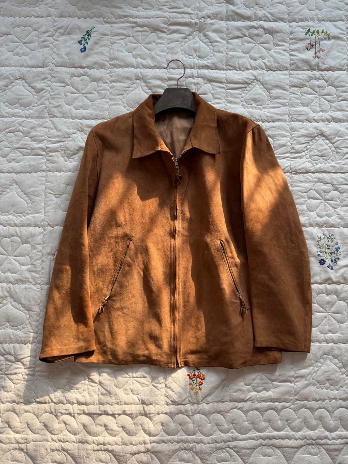 50s 영국제 누벅레더 아카이브 싱글 스웨이드 자켓 From UK🇬🇧 상품이미지2