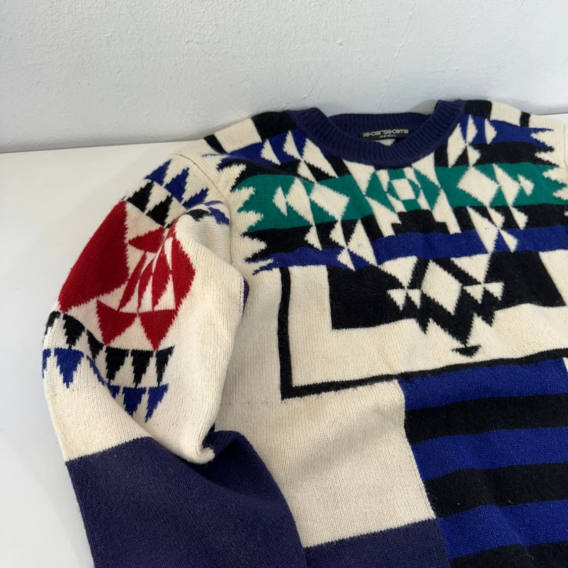 95 SACAI 사카이 에스닉 자카드니트 상품이미지3