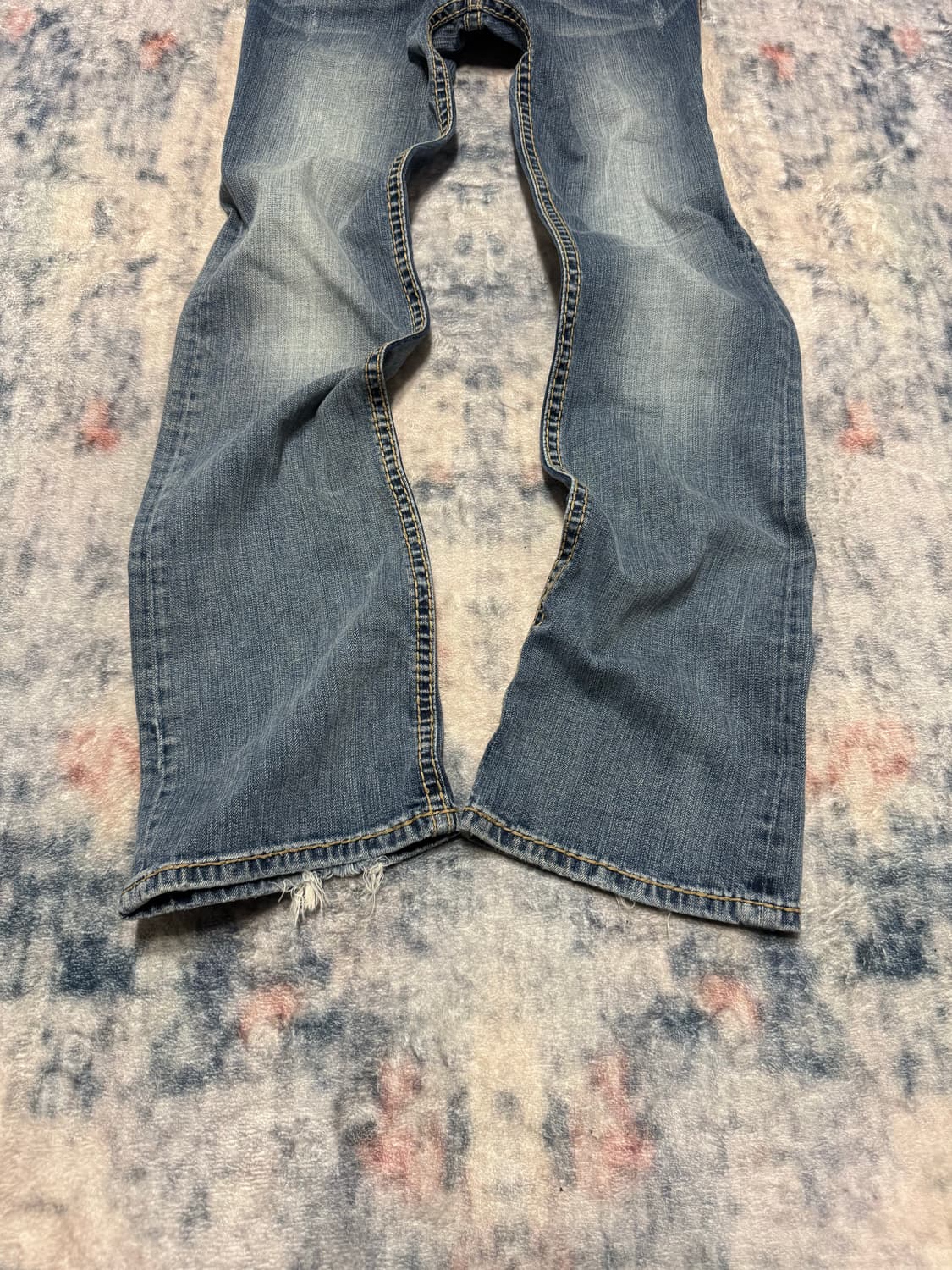 Vigoss python patch denim pants 상품이미지5