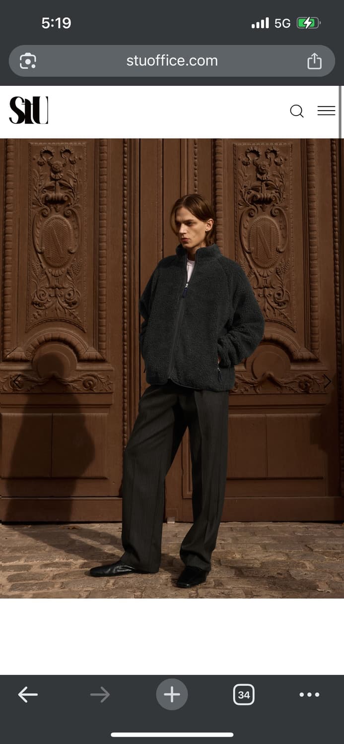 Stu FLEECE ZIP-UP JACKET 25aw 상품이미지3