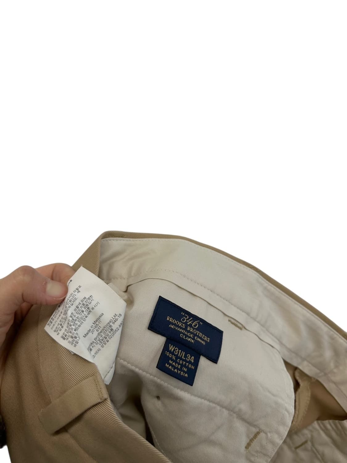 브룩스브라더스 치노팬츠 브라운베이지 (31) 상품이미지5