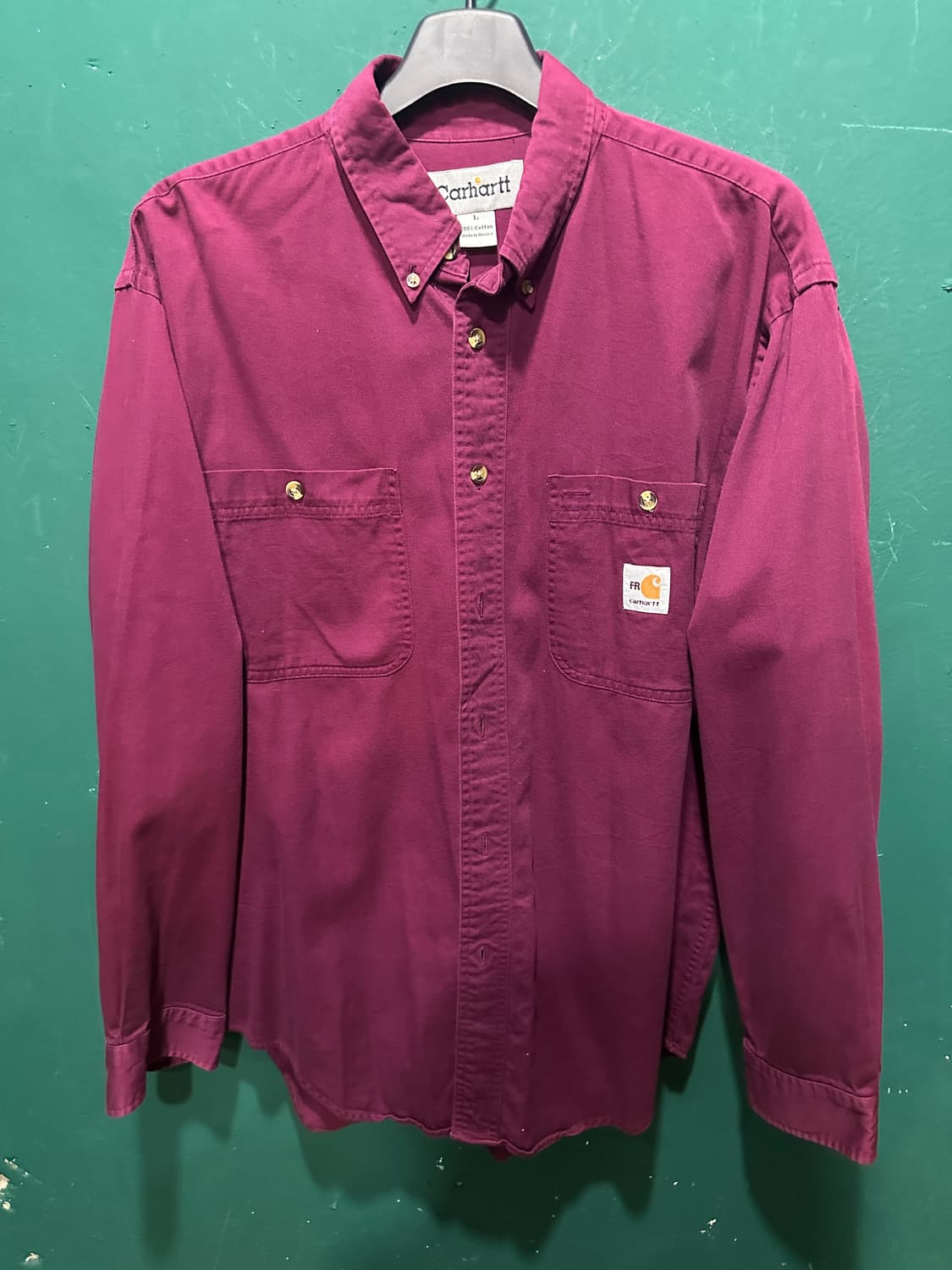 칼하트 남방 버건디 상품이미지1