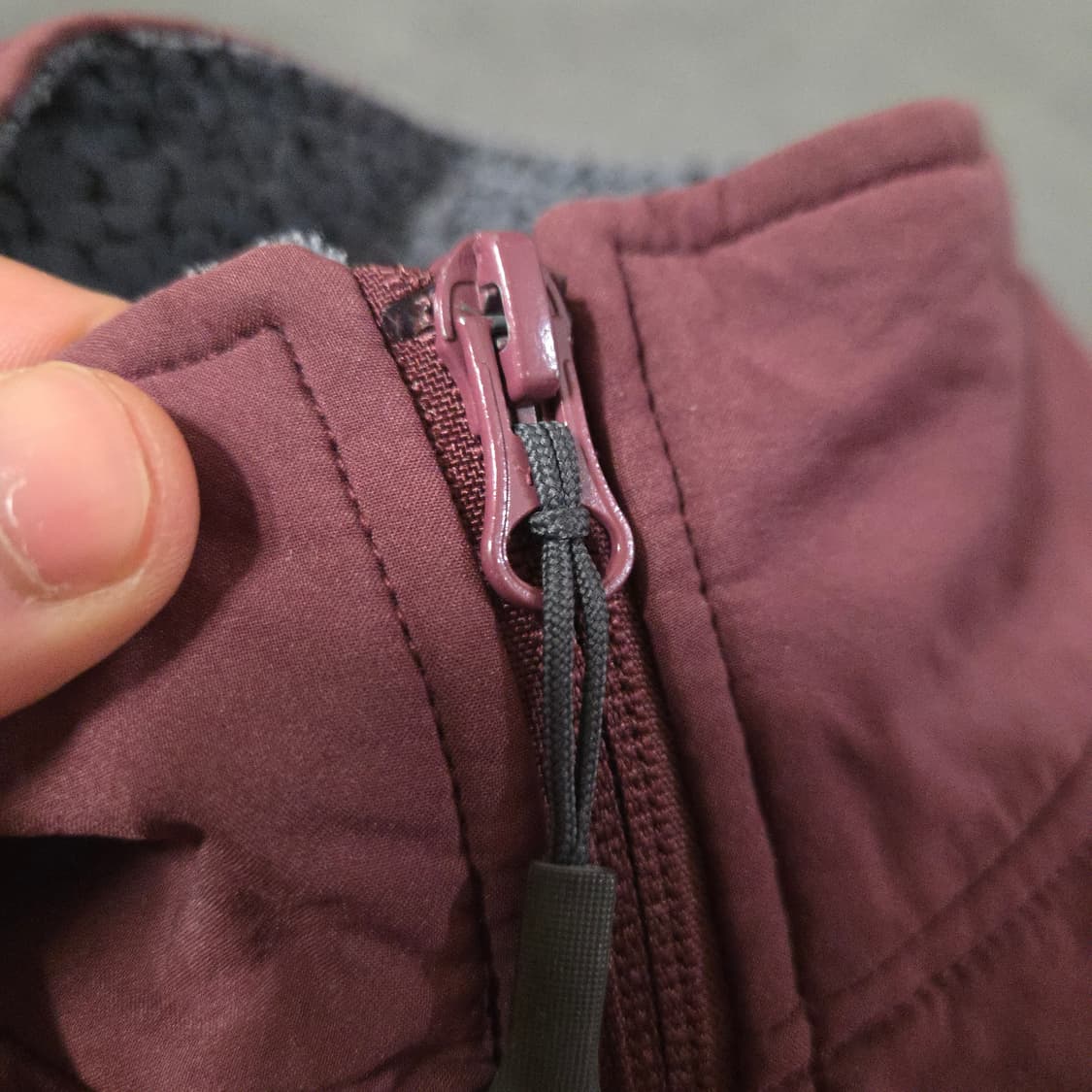 피엘라벤 여성 플리스 자켓 M(55) 버건디 상품이미지3