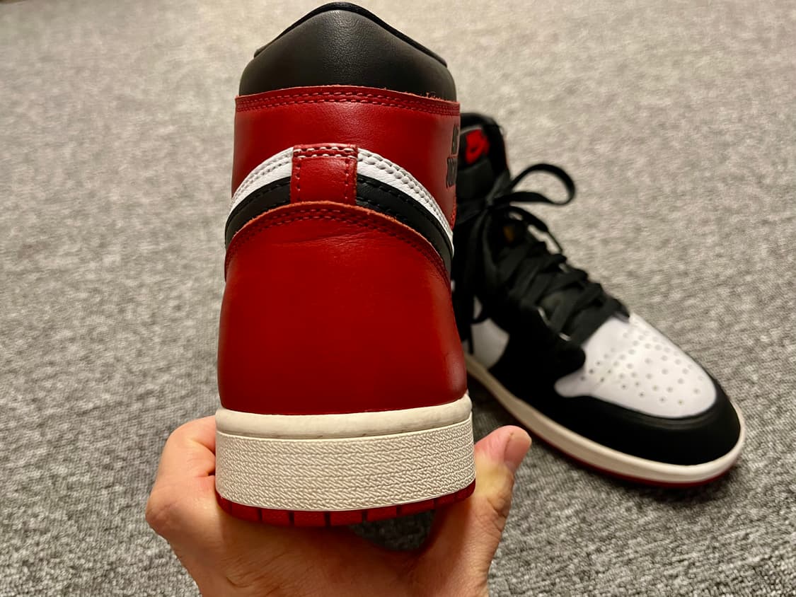 [275] 나이키 에어조던1 하이 블랙토  상품이미지5