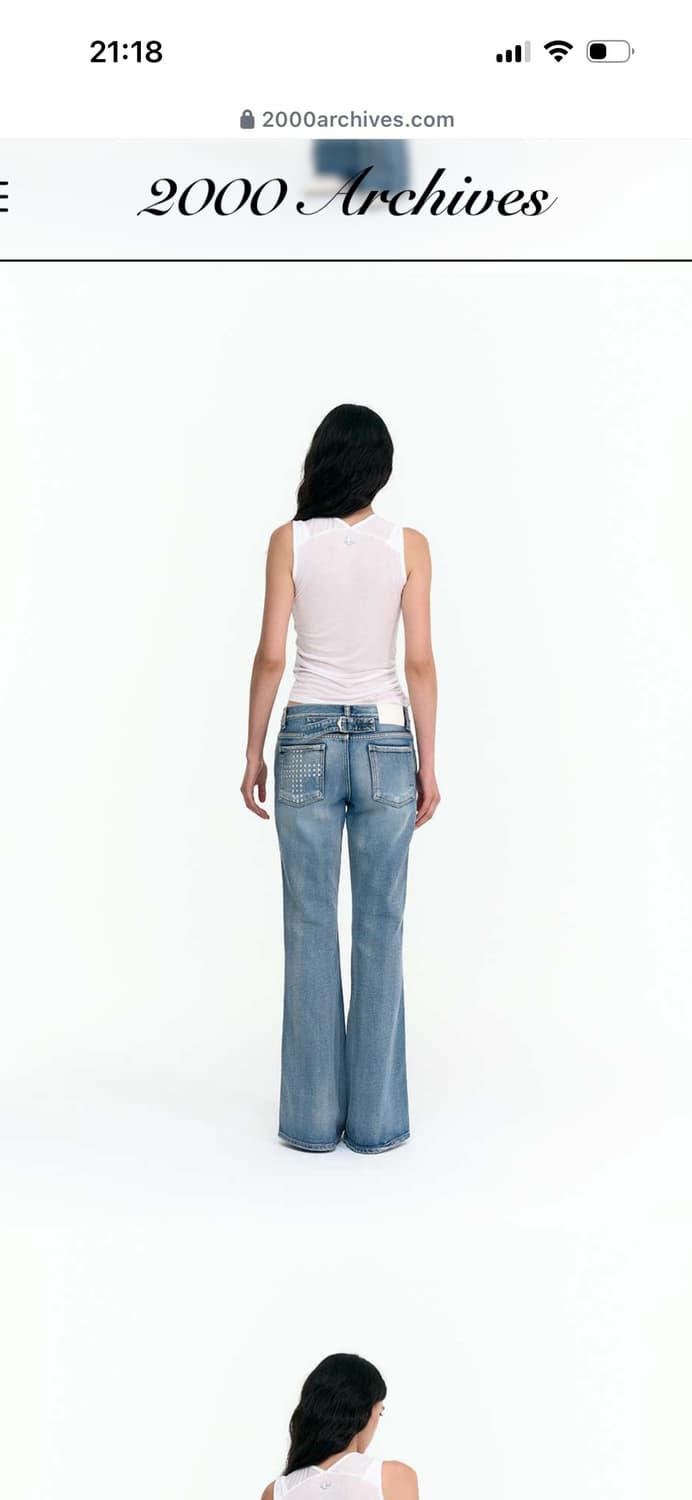 새상품) 2000아카이브스 에브리데이니스 데님팬츠  상품이미지1