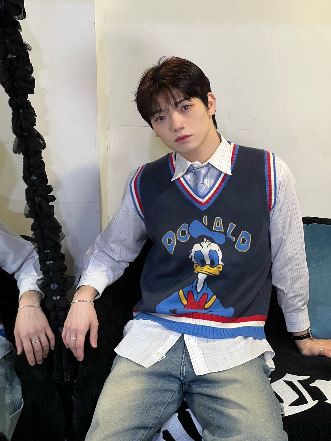 JPN Vintage Knit vest 상품이미지10