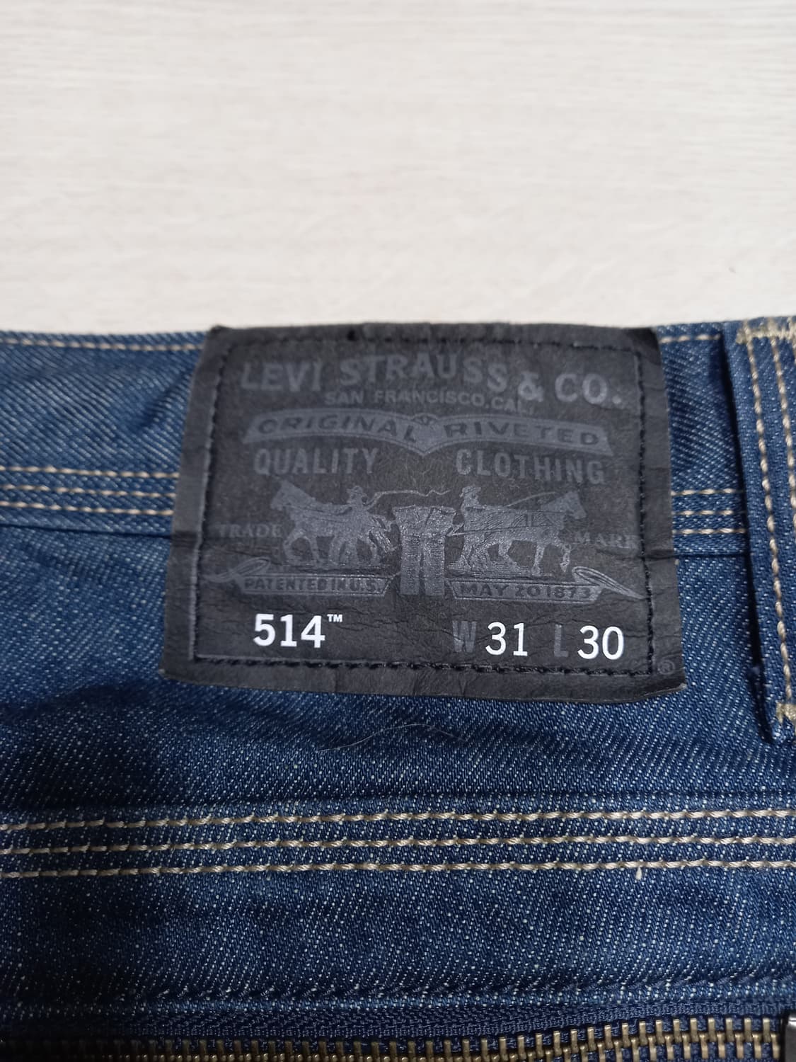 28 새상품 리바이스514 7포켓 일자진 28-910 상품이미지5