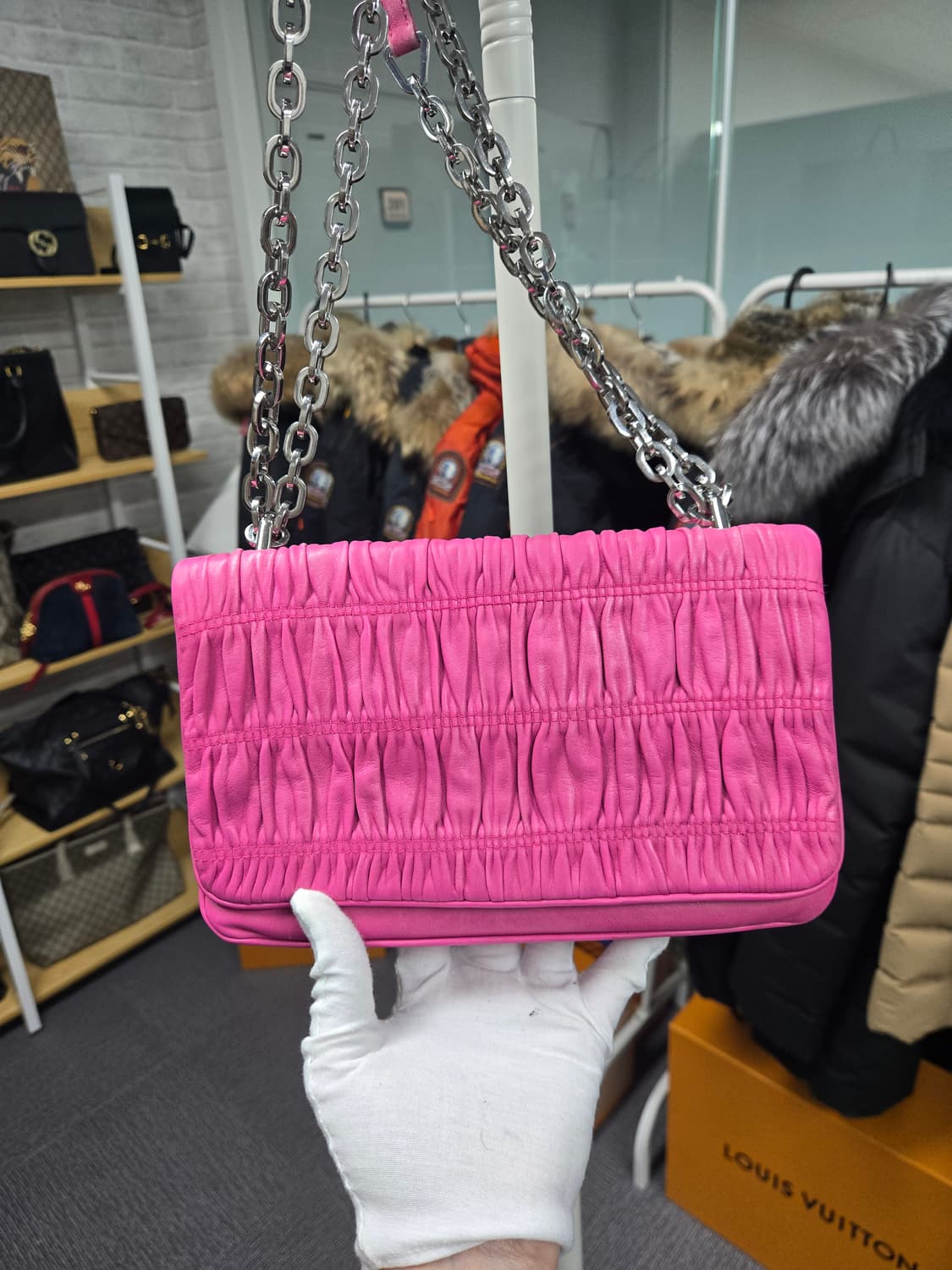 [특가][정품]프라다 고프레woc 체인백 상품이미지2