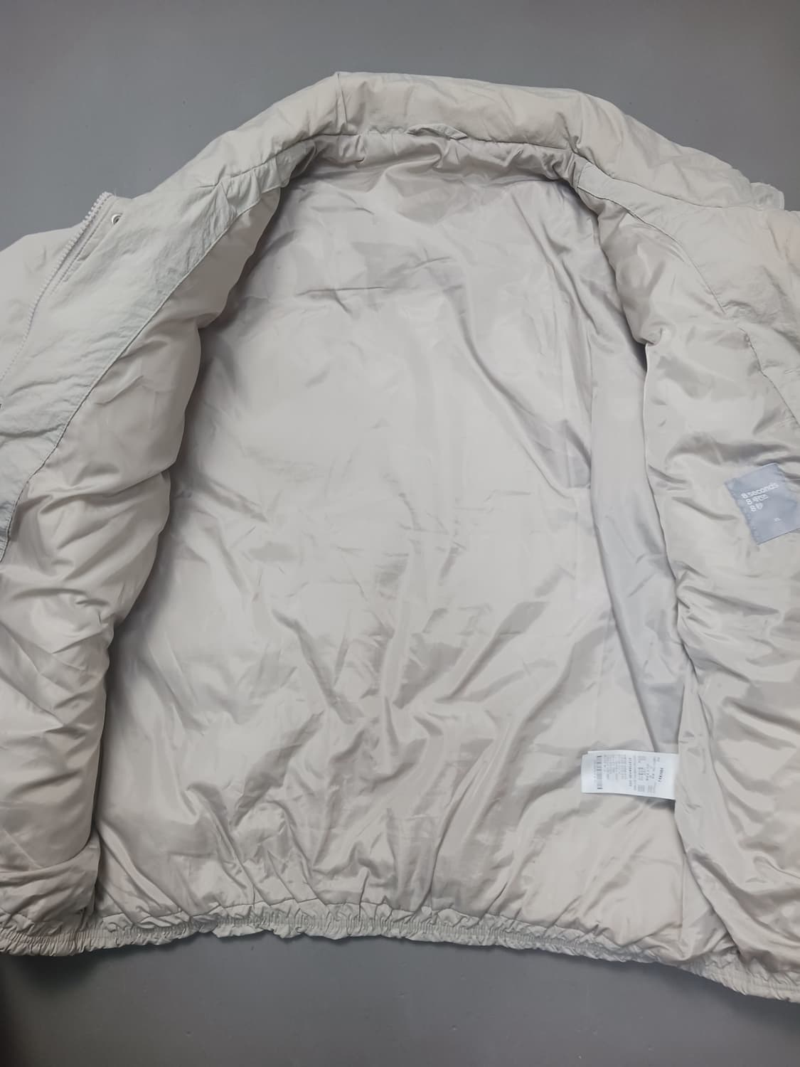 [XL] 에잇세컨즈 캐쥬얼 숏 패딩 아이보리 상품이미지6