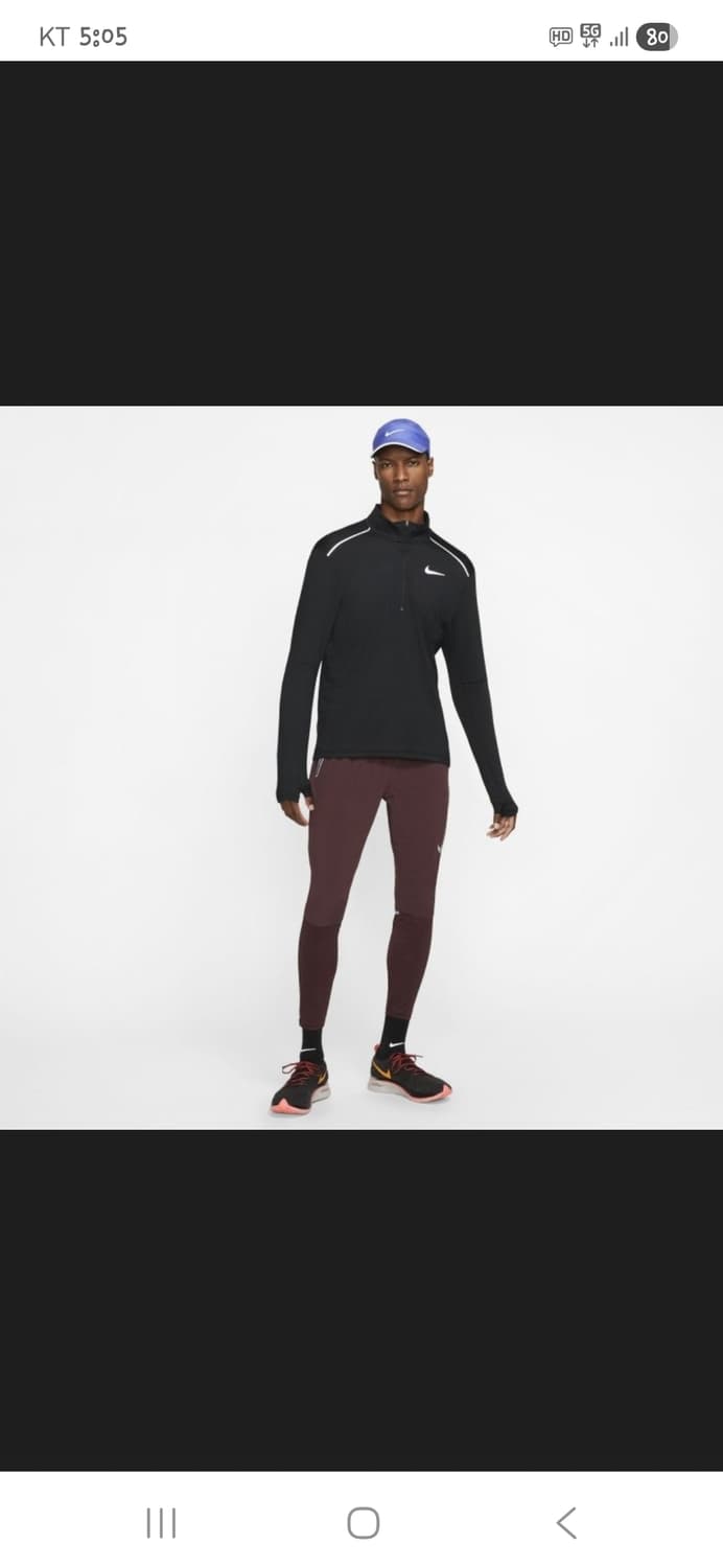 나이키 드라이핏 엘리먼트 3.0 반집업 러닝 져지긴팔 xl 상품이미지6