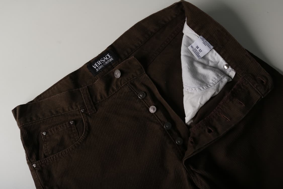 [34인치] 90's 베르사체 코듀로이 팬츠 상품이미지4