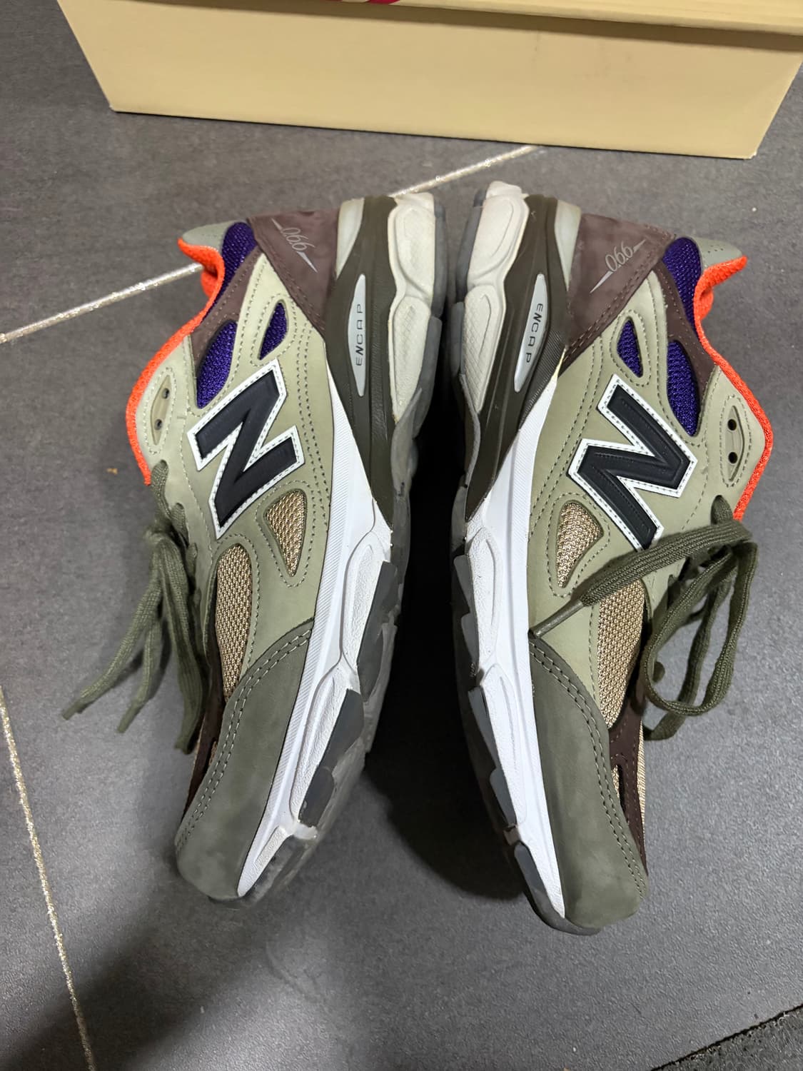뉴발란스 990V3 메이드인USA 260 (US8) 탄오렌지  상품이미지3