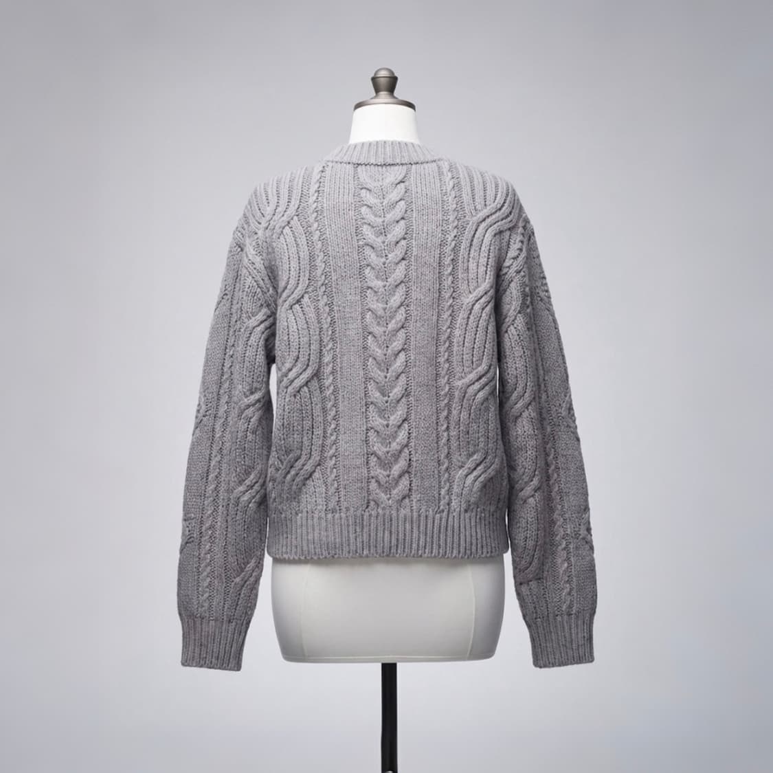 플레이스스튜디오 꽈배기 로고 라운드넥 스웨터 니트 상품이미지2